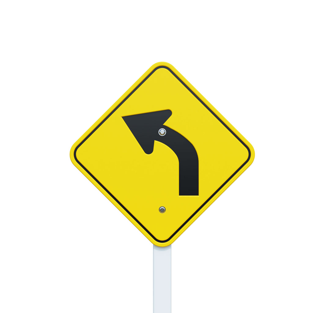 Sign – Left Curve Warning - ForPark
