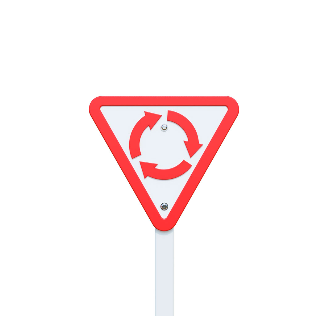 Sign – Roundabout - ForPark