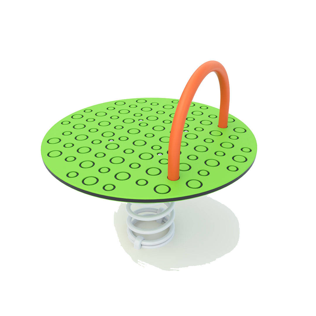Round Stand-On Rocker & Handrail - ForPark